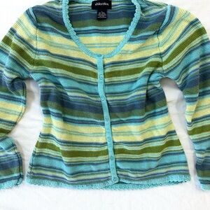 Y2K Striped Knit Spring Sweater